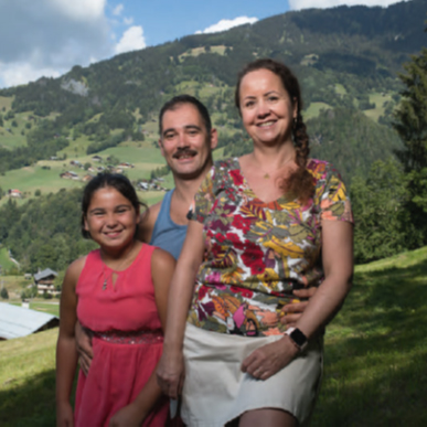 Portrait de Aurore, Leona et Pierre