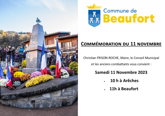 Commémoration du 11 Novembre