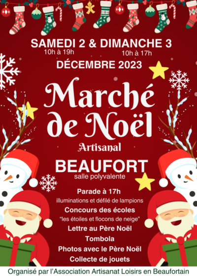 Marché de Noël artisanal de Beaufort